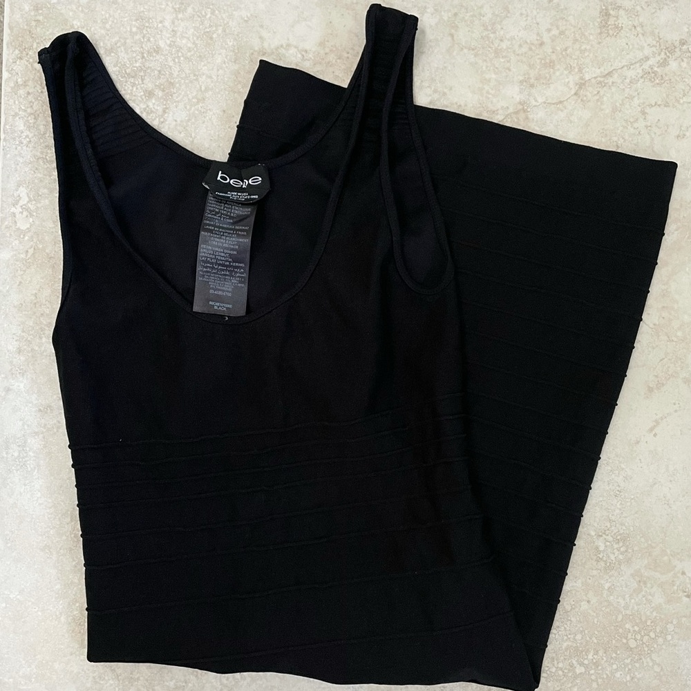 BEBE Black bandage Bodycon dress
